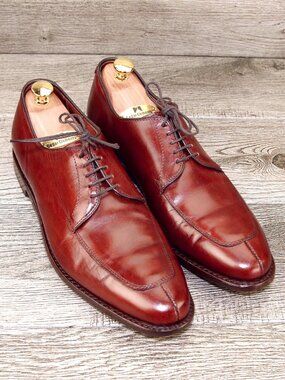 Allen Edmonds DELRAY Split Toe Blucher 9 D Chili * add $15 new Trees